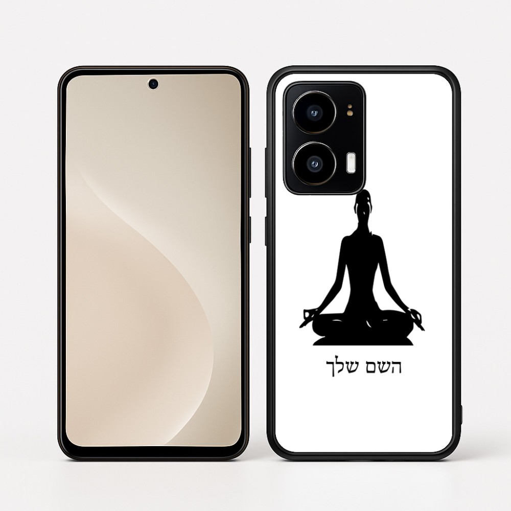 כיסוי בעיצוב אישי עם השם שלך לדגם - Motorola moto X70 Air בעיצוב אימון יוגה