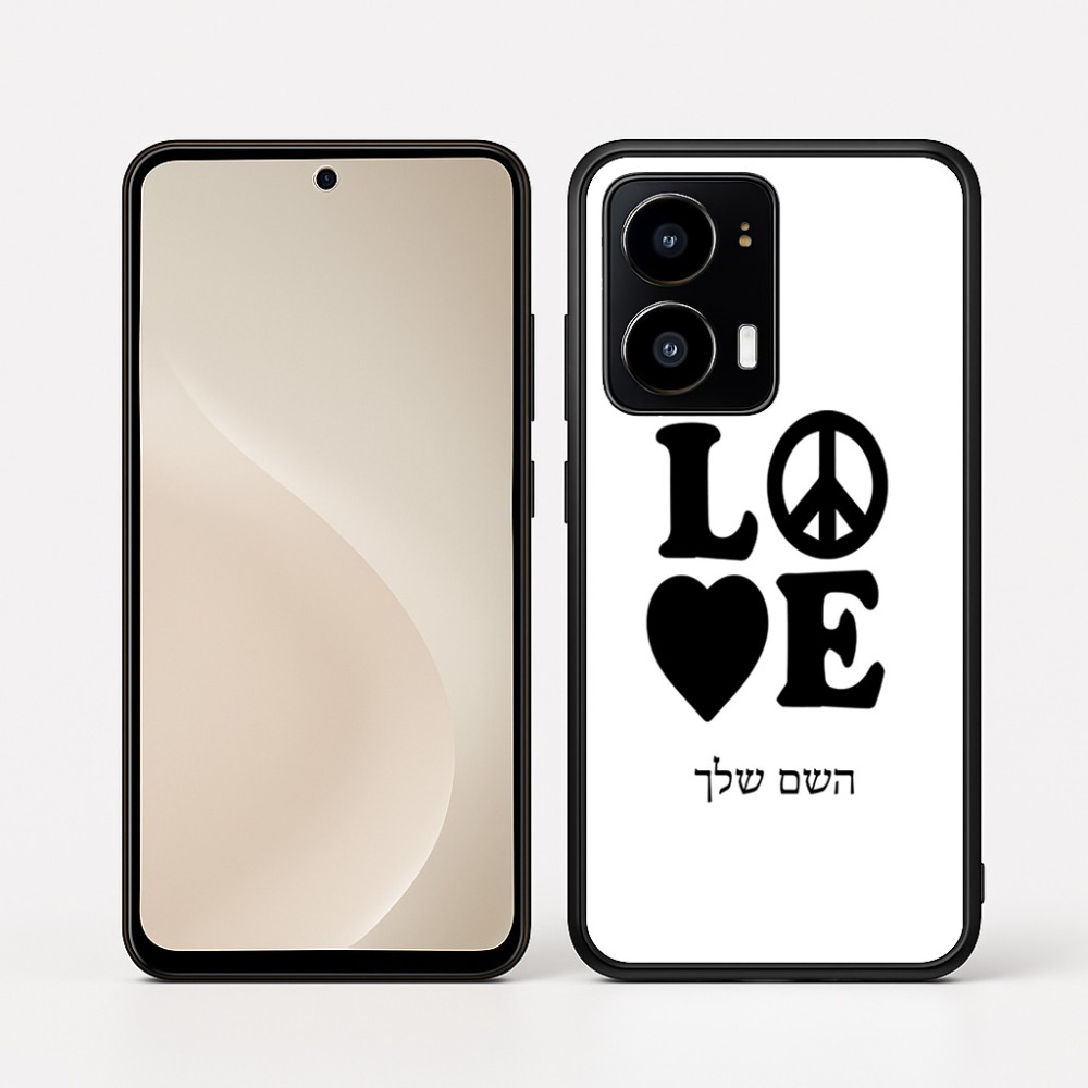 כיסוי בעיצוב אישי עם השם שלך לדגם - Motorola moto X70 Air בעיצוב אהבה