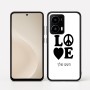 כיסוי בעיצוב אישי עם השם שלך לדגם - Motorola moto X70 Air בעיצוב אהבה