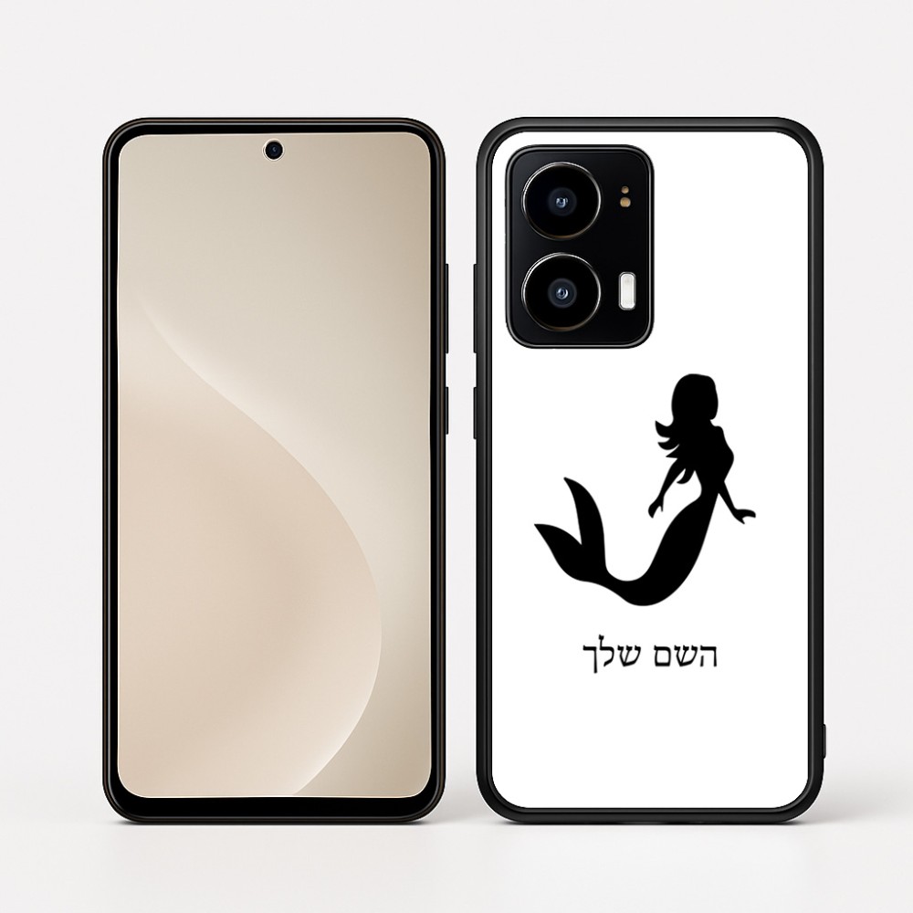 כיסוי בעיצוב אישי עם השם שלך לדגם - Motorola moto X70 Air בעיצוב בתולת ים - אישה