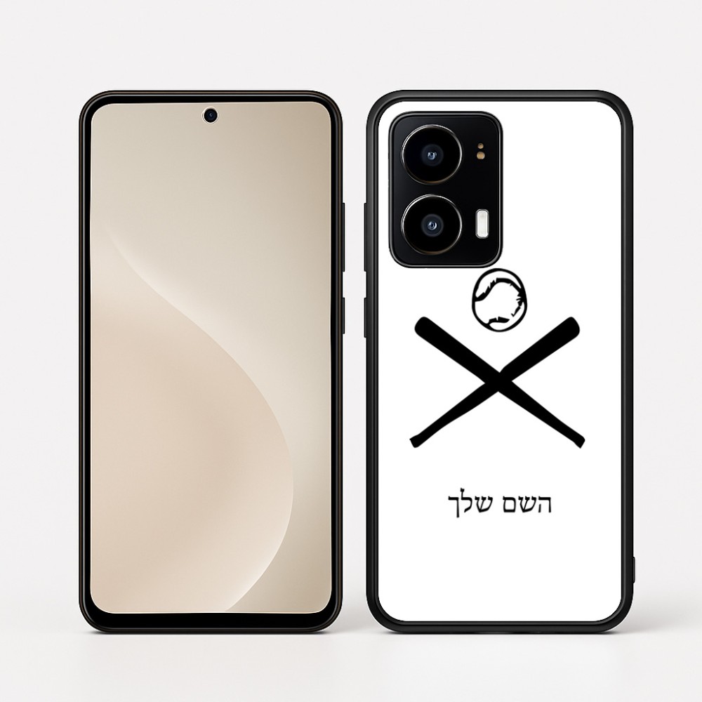 כיסוי בעיצוב אישי עם השם שלך לדגם - Motorola moto X70 Air בעיצוב כדור בסיס