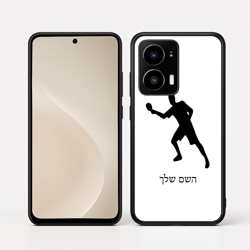 כיסוי בעיצוב אישי עם השם שלך לדגם - Motorola moto X70 Air בעיצוב שחקן פינג פונג