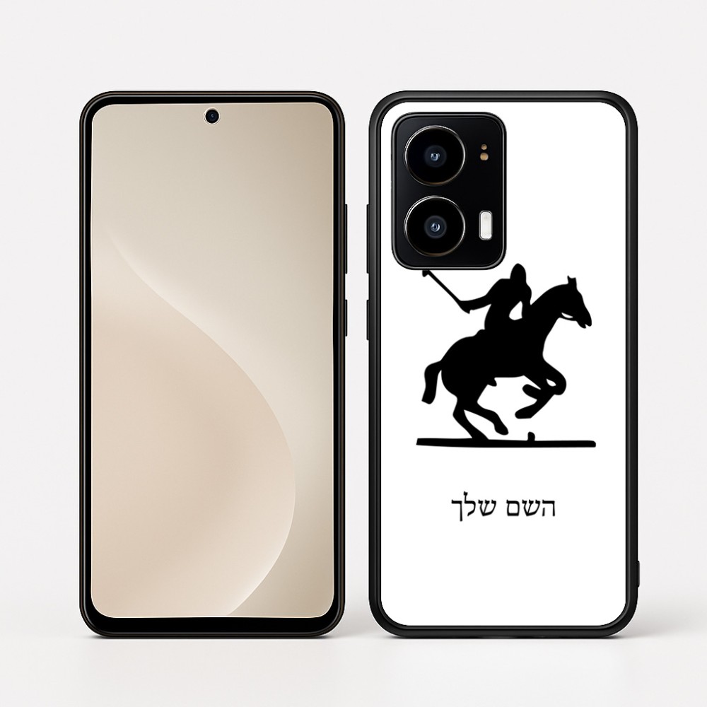 כיסוי בעיצוב אישי עם השם שלך לדגם - Motorola moto X70 Air בעיצוב שחקן פולו - סוס