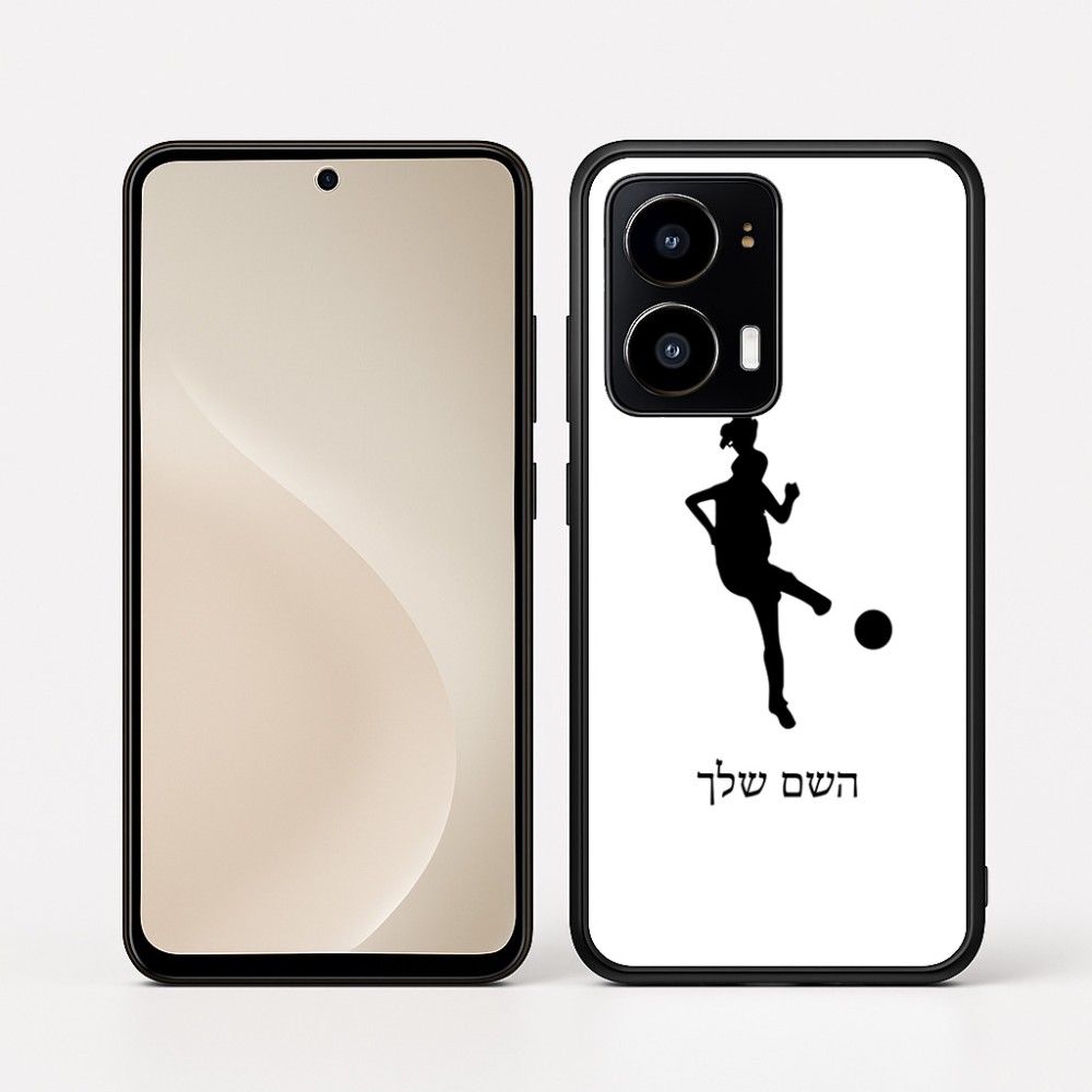 כיסוי בעיצוב אישי עם השם שלך לדגם - Motorola moto X70 Air בעיצוב שחקנית כדורגל - אישה