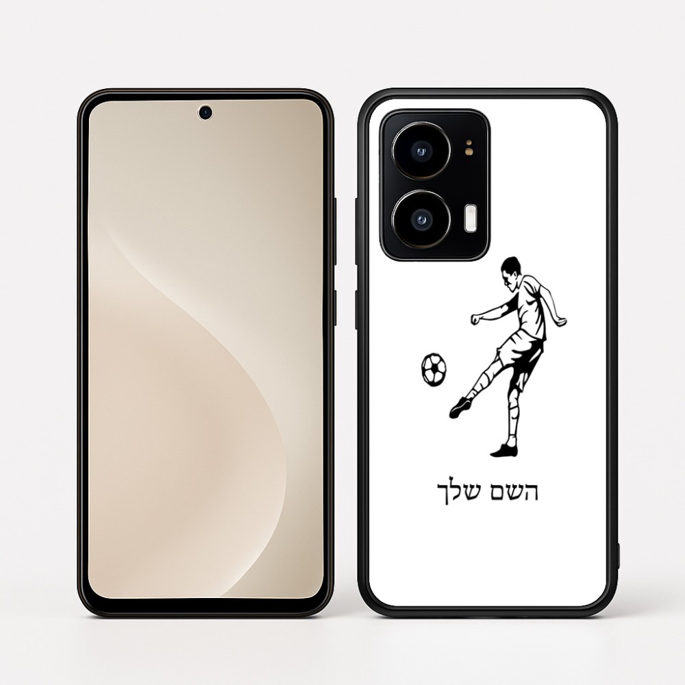 כיסוי בעיצוב אישי עם השם שלך לדגם - Motorola moto X70 Air בעיצוב שחקן כדורגל