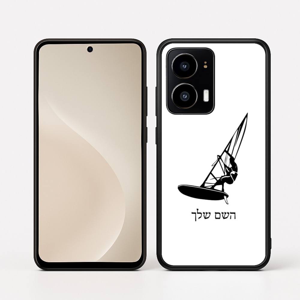 כיסוי בעיצוב אישי עם השם שלך לדגם - Motorola moto X70 Air בעיצוב לגלוש - גלישה - שייט