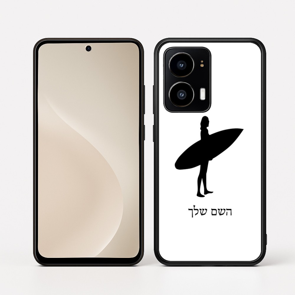 כיסוי בעיצוב אישי עם השם שלך לדגם - Motorola moto X70 Air בעיצוב גלישה - גלישה