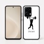 כיסוי בעיצוב אישי עם השם שלך לדגם - Motorola moto X70 Air בעיצוב הרמת משקולות