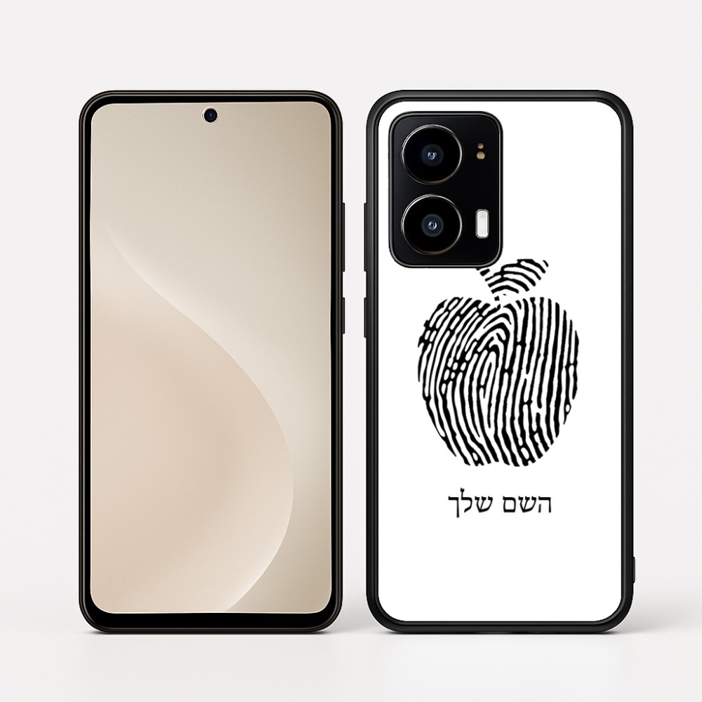כיסוי בעיצוב אישי עם השם שלך לדגם - Motorola moto X70 Air בעיצוב הדפס תפוח