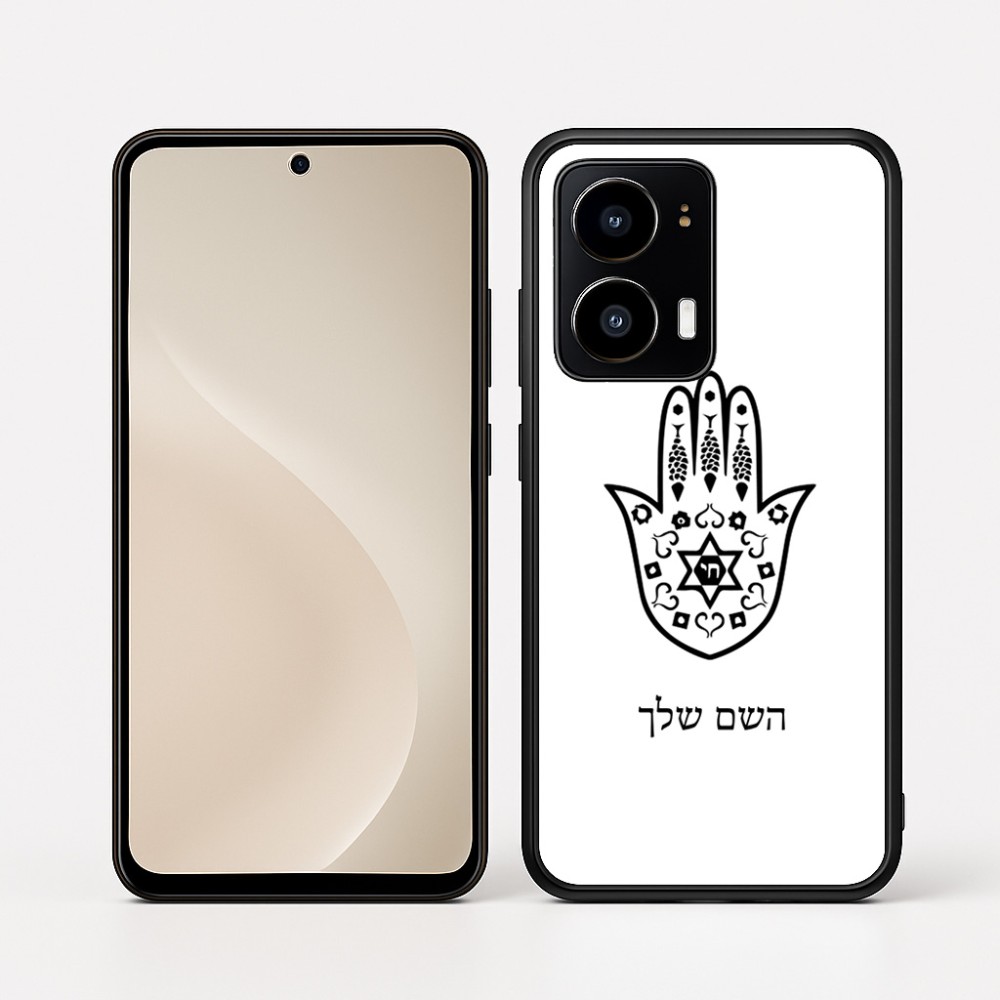 כיסוי בעיצוב אישי עם השם שלך לדגם - Motorola moto X70 Air בעיצוב חמסה - קבלה