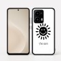 כיסוי בעיצוב אישי עם השם שלך לדגם - Motorola moto X70 Air בעיצוב שמש