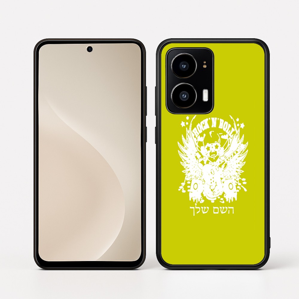כיסוי בעיצוב אישי עם השם שלך לדגם - Motorola moto X70 Air בעיצוב רוקנרול