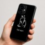 כיסוי בעיצוב אישי עם השם שלך לדגם - Motorola moto X70 Air בעיצוב חתול