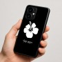 כיסוי בעיצוב אישי עם השם שלך לדגם - Motorola moto X70 Air בעיצוב פרח היביסקוס