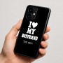 כיסוי בעיצוב אישי עם השם שלך לדגם - Motorola moto X70 Air בעיצוב אוהבת את החבר שלי