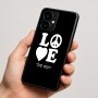 כיסוי בעיצוב אישי עם השם שלך לדגם - Motorola moto X70 Air בעיצוב אהבה