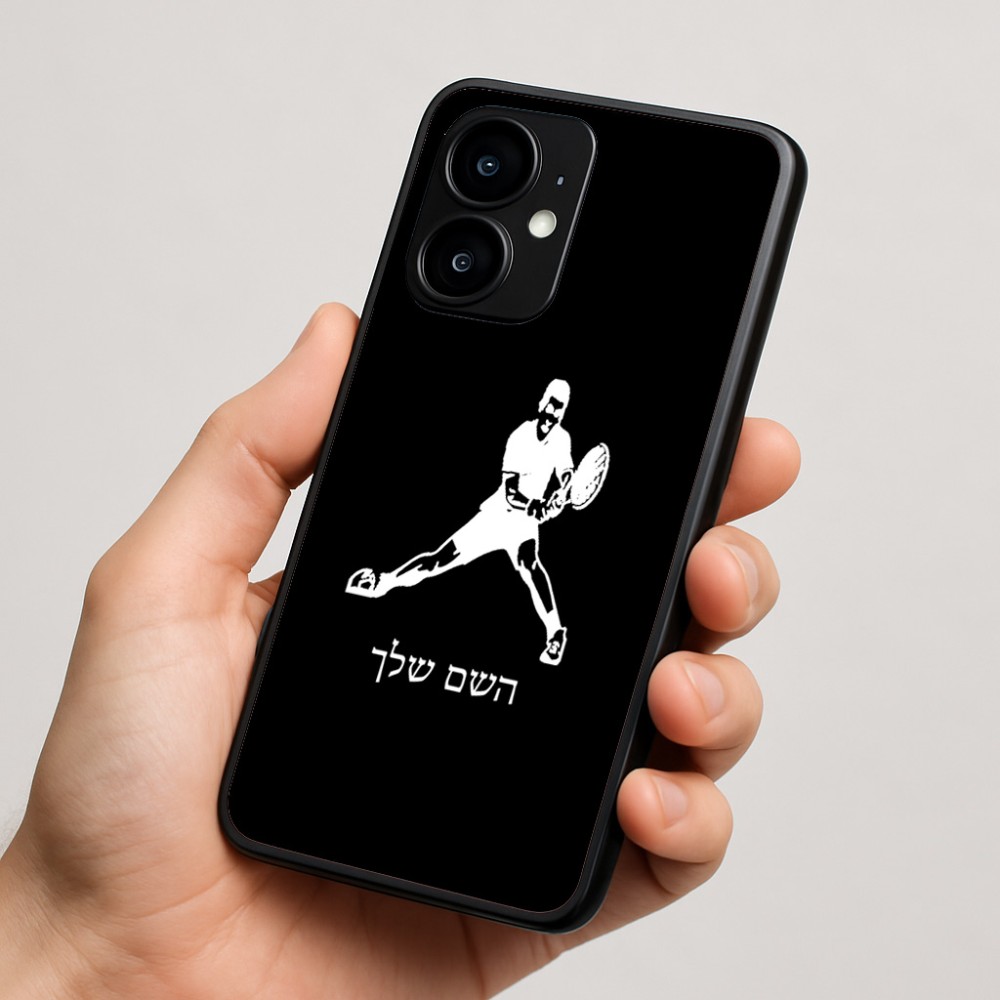 כיסוי בעיצוב אישי עם השם שלך לדגם - Motorola moto X70 Air בעיצוב שחקן טניס