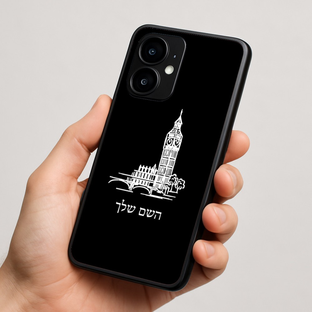 כיסוי בעיצוב אישי עם השם שלך לדגם - Motorola moto X70 Air בעיצוב ביג בן