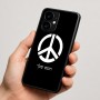 כיסוי בעיצוב אישי עם השם שלך לדגם - Motorola moto X70 Air בעיצוב סמל השלום