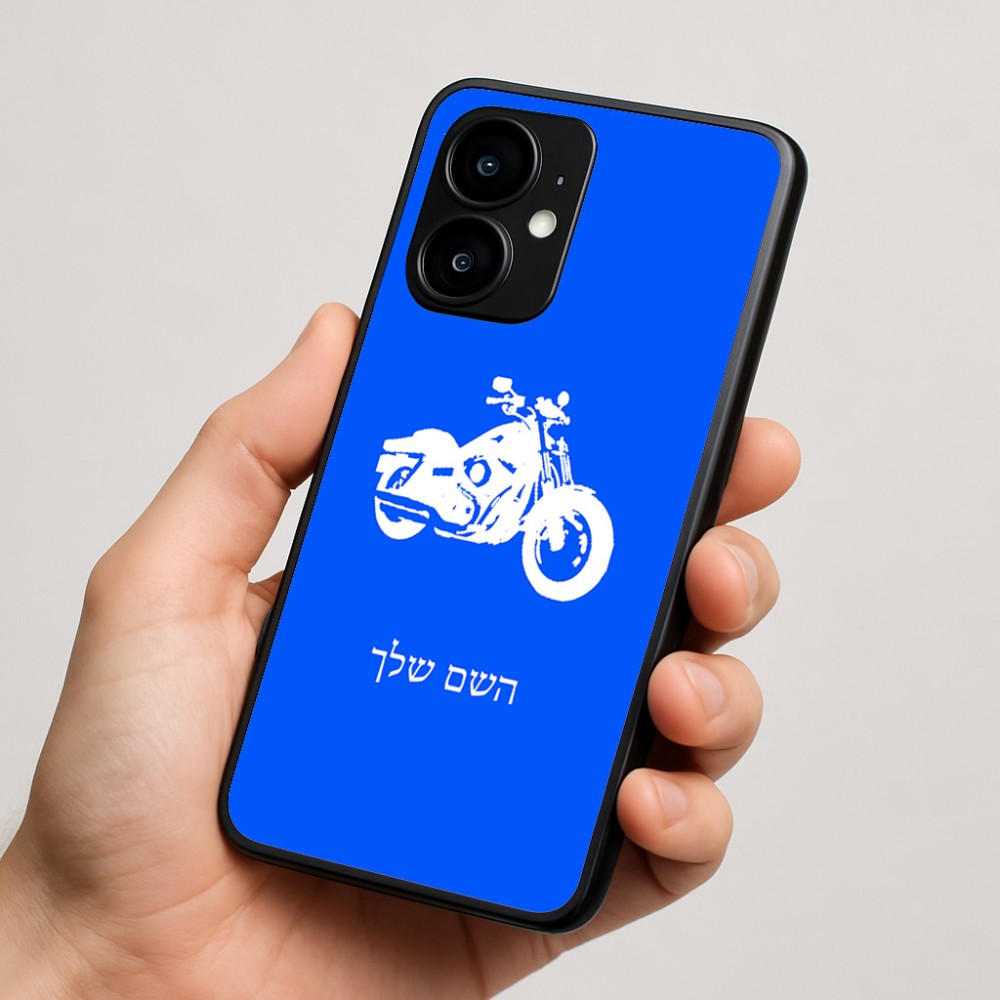 כיסוי בעיצוב אישי עם השם שלך לדגם - Motorola moto X70 Air בעיצוב הארלי-דיווידסון