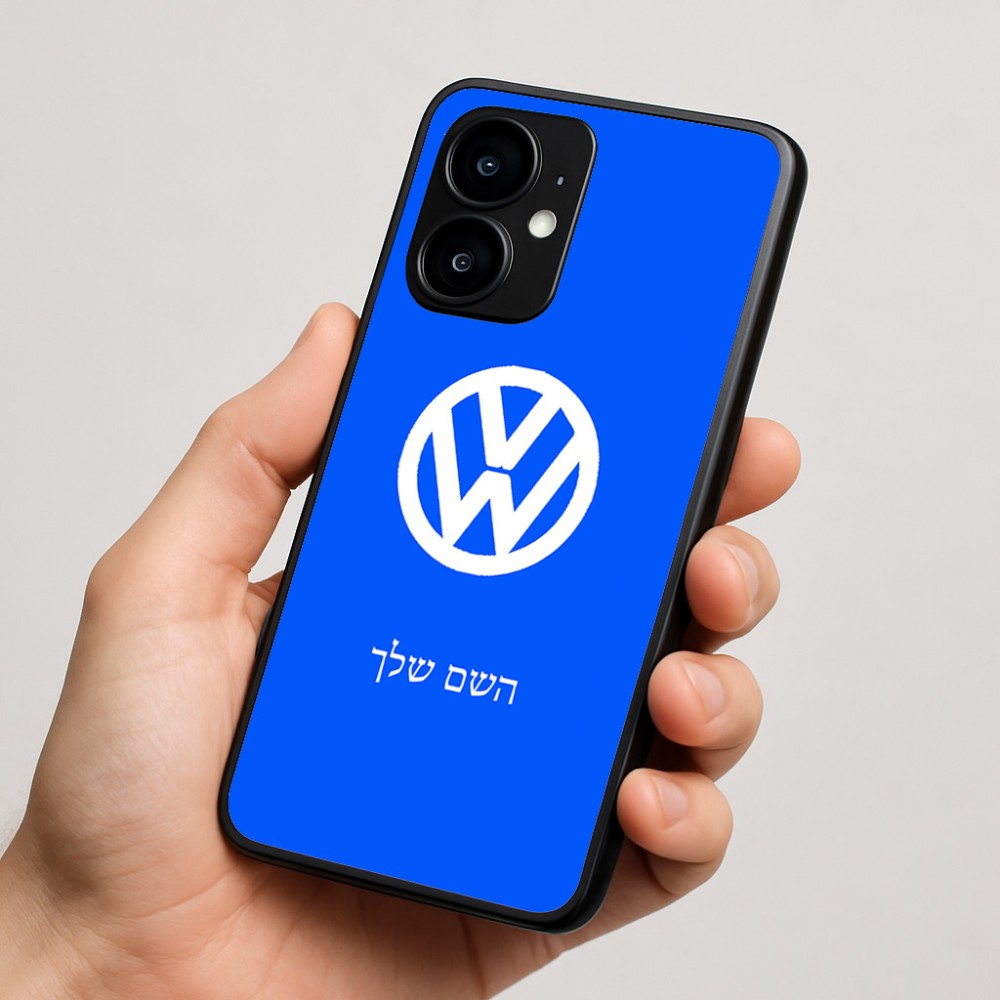 כיסוי בעיצוב אישי עם השם שלך לדגם - Motorola moto X70 Air בעיצוב פולקסווגן