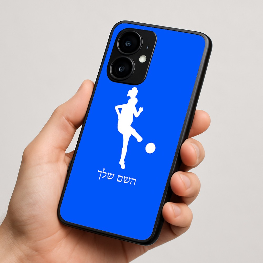כיסוי בעיצוב אישי עם השם שלך לדגם - Motorola moto X70 Air בעיצוב שחקנית כדורגל - אישה