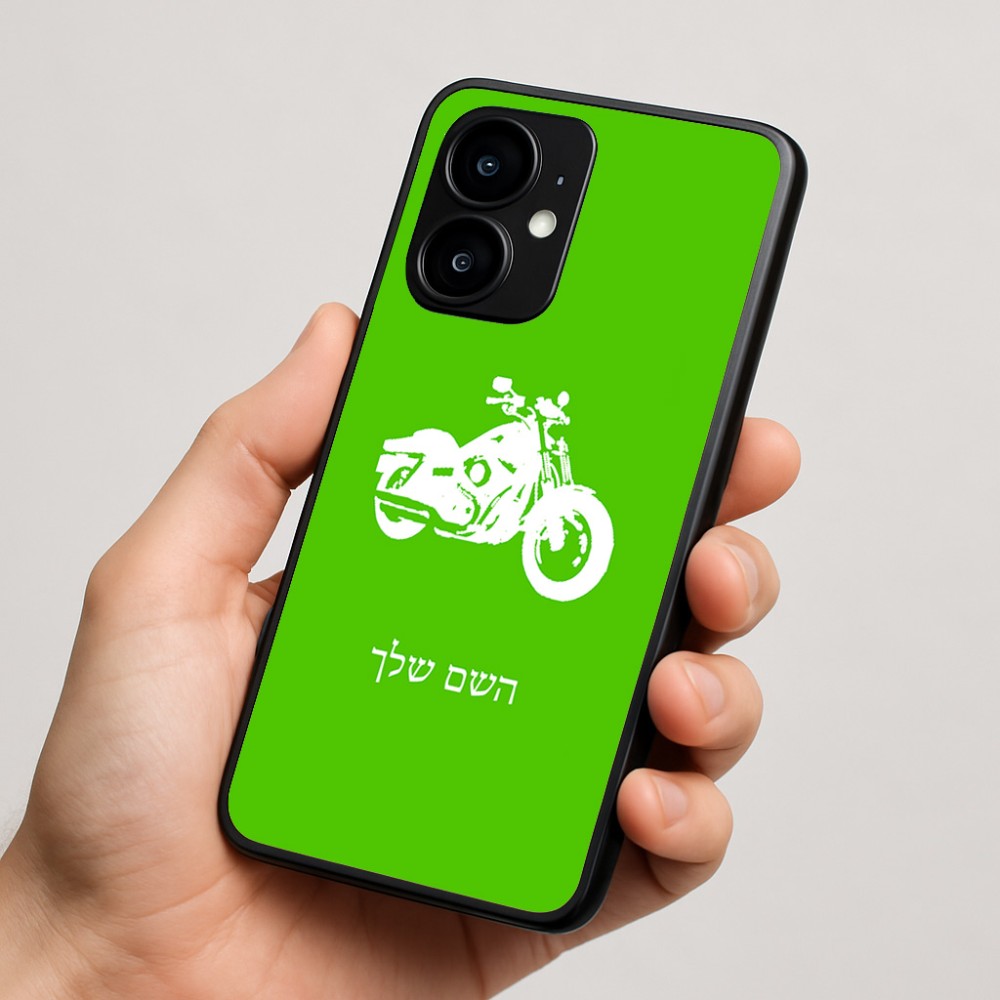 כיסוי בעיצוב אישי עם השם שלך לדגם - Motorola moto X70 Air בעיצוב הארלי-דיווידסון