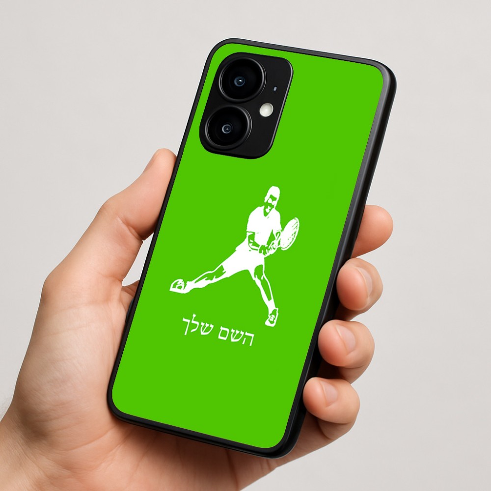 כיסוי בעיצוב אישי עם השם שלך לדגם - Motorola moto X70 Air בעיצוב שחקן טניס