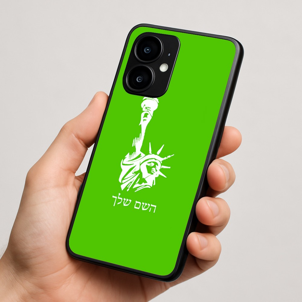 כיסוי בעיצוב אישי עם השם שלך לדגם - Motorola moto X70 Air בעיצוב פסל החירות
