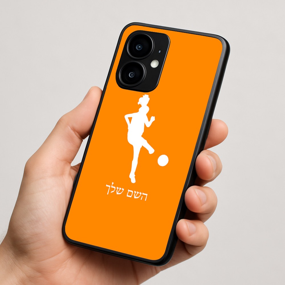 כיסוי בעיצוב אישי עם השם שלך לדגם - Motorola moto X70 Air בעיצוב שחקנית כדורגל - אישה