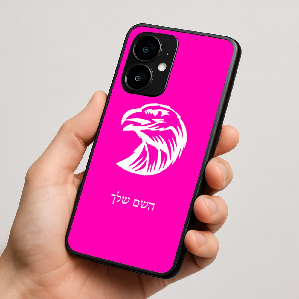 כיסוי בעיצוב אישי עם השם שלך לדגם - Motorola moto X70 Air בעיצוב ראש נשר