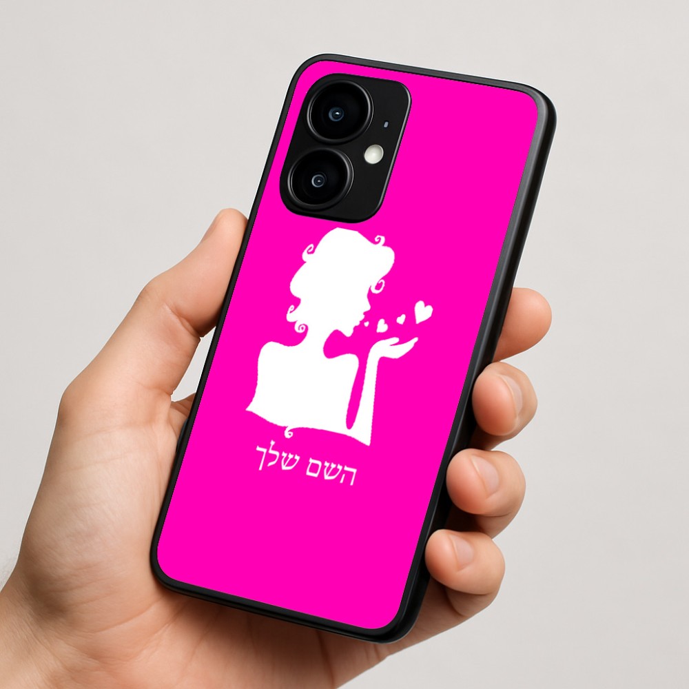 כיסוי בעיצוב אישי עם השם שלך לדגם - Motorola moto X70 Air בעיצוב אהבת נשים
