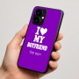 כיסוי בעיצוב אישי עם השם שלך לדגם - Motorola moto X70 Air בעיצוב אוהבת את החבר שלי