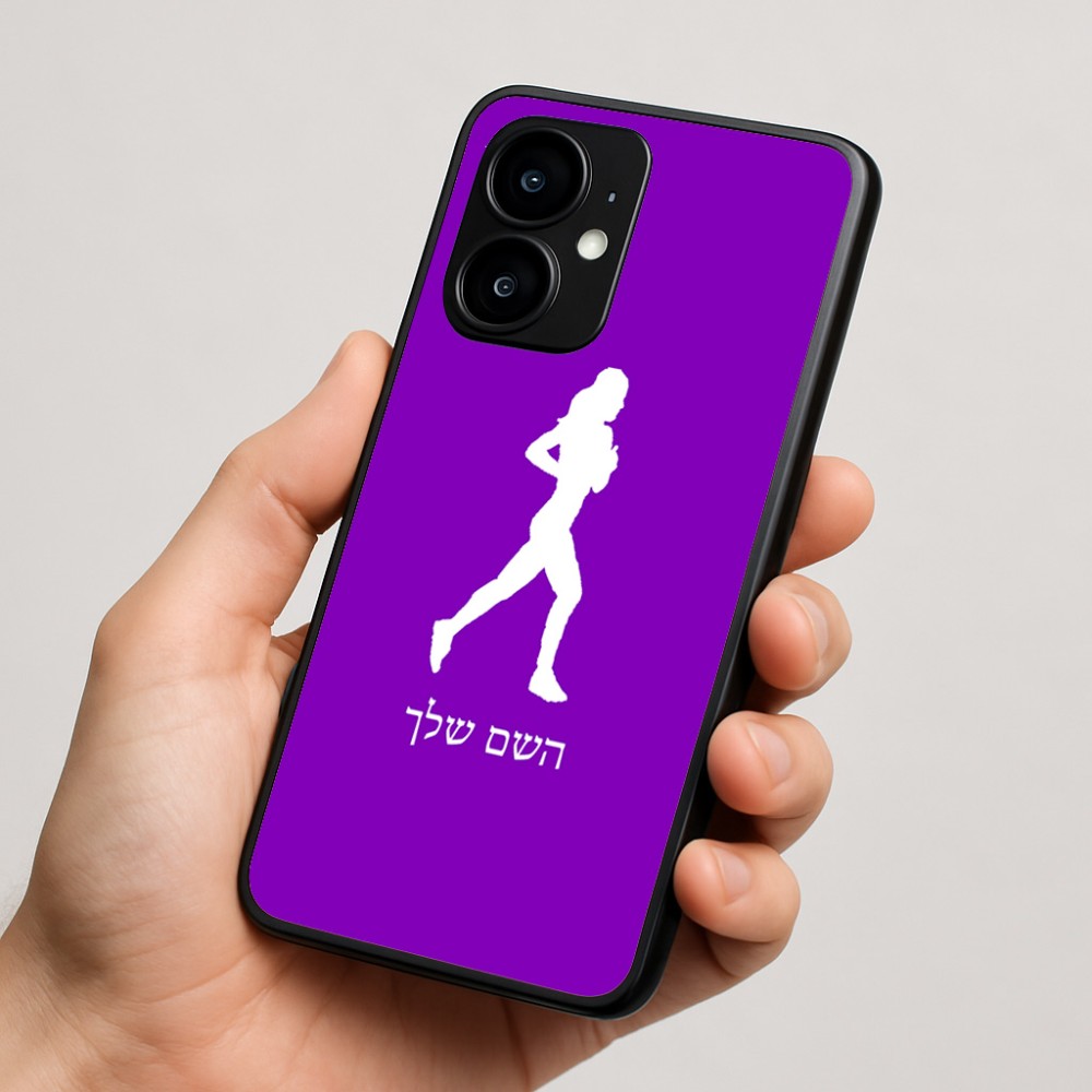 כיסוי בעיצוב אישי עם השם שלך לדגם - Motorola moto X70 Air בעיצוב רץ רץ אישה