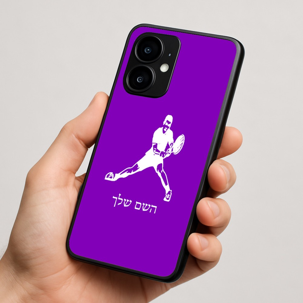 כיסוי בעיצוב אישי עם השם שלך לדגם - Motorola moto X70 Air בעיצוב שחקן טניס