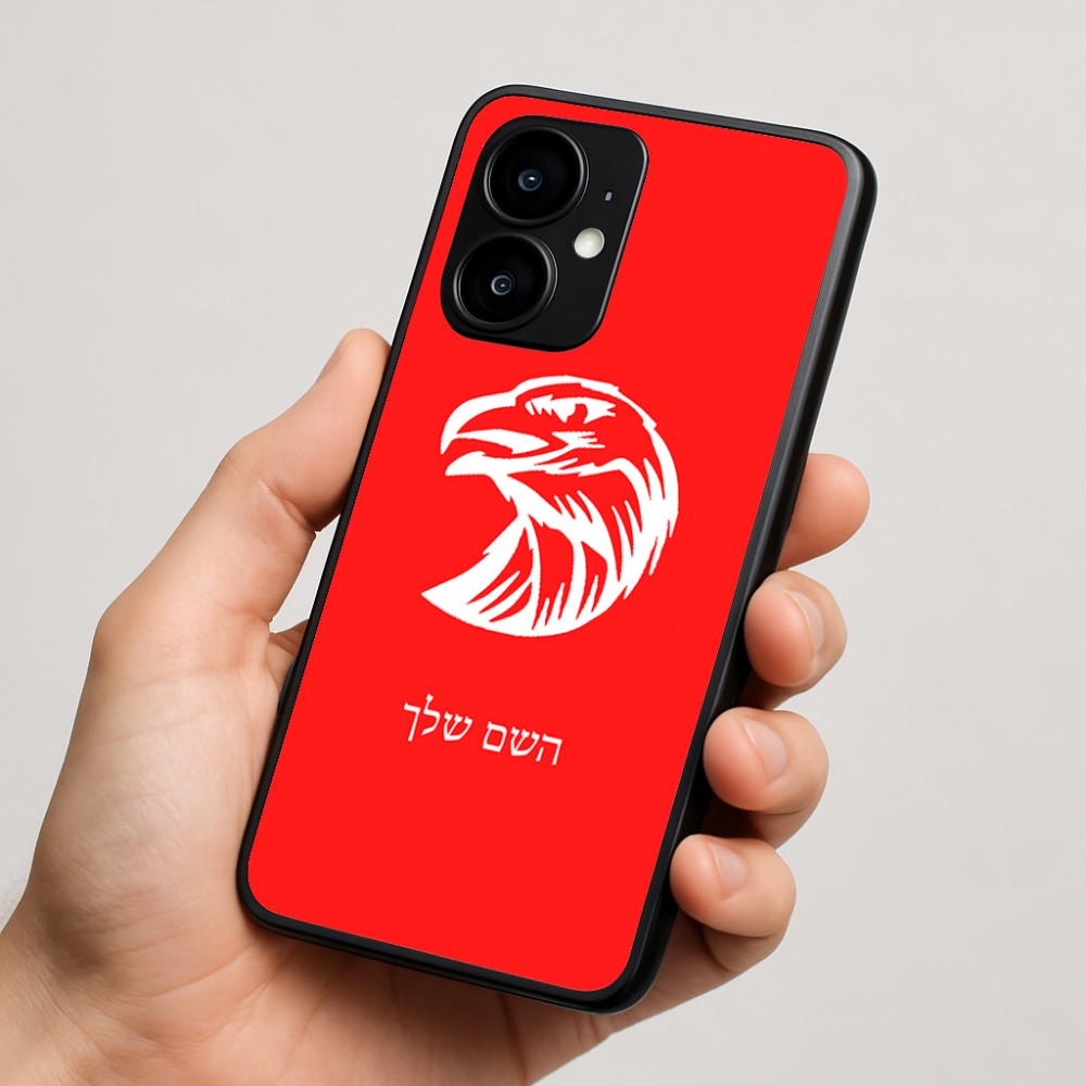 כיסוי בעיצוב אישי עם השם שלך לדגם - Motorola moto X70 Air בעיצוב ראש נשר