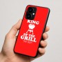 כיסוי בעיצוב אישי עם השם שלך לדגם - Motorola moto X70 Air בעיצוב מלך הגריל