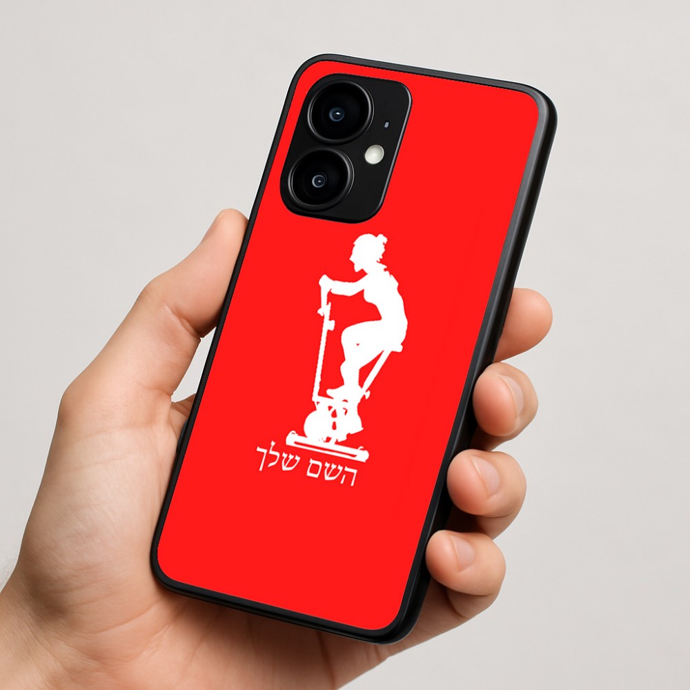 כיסוי בעיצוב אישי עם השם שלך לדגם - Motorola moto X70 Air בעיצוב אימון ספינינג - אישה