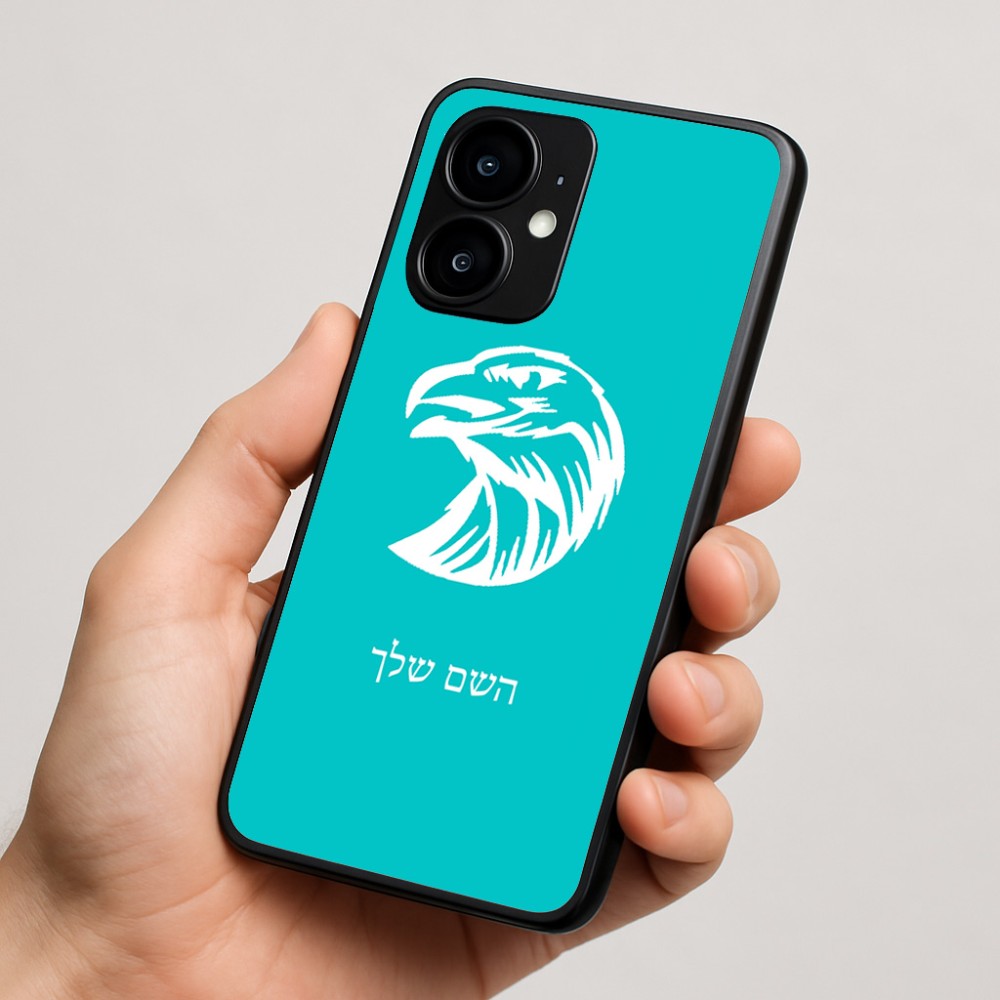 כיסוי בעיצוב אישי עם השם שלך לדגם - Motorola moto X70 Air בעיצוב ראש נשר