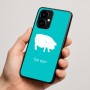 כיסוי בעיצוב אישי עם השם שלך לדגם - Motorola moto X70 Air בעיצוב חזיר