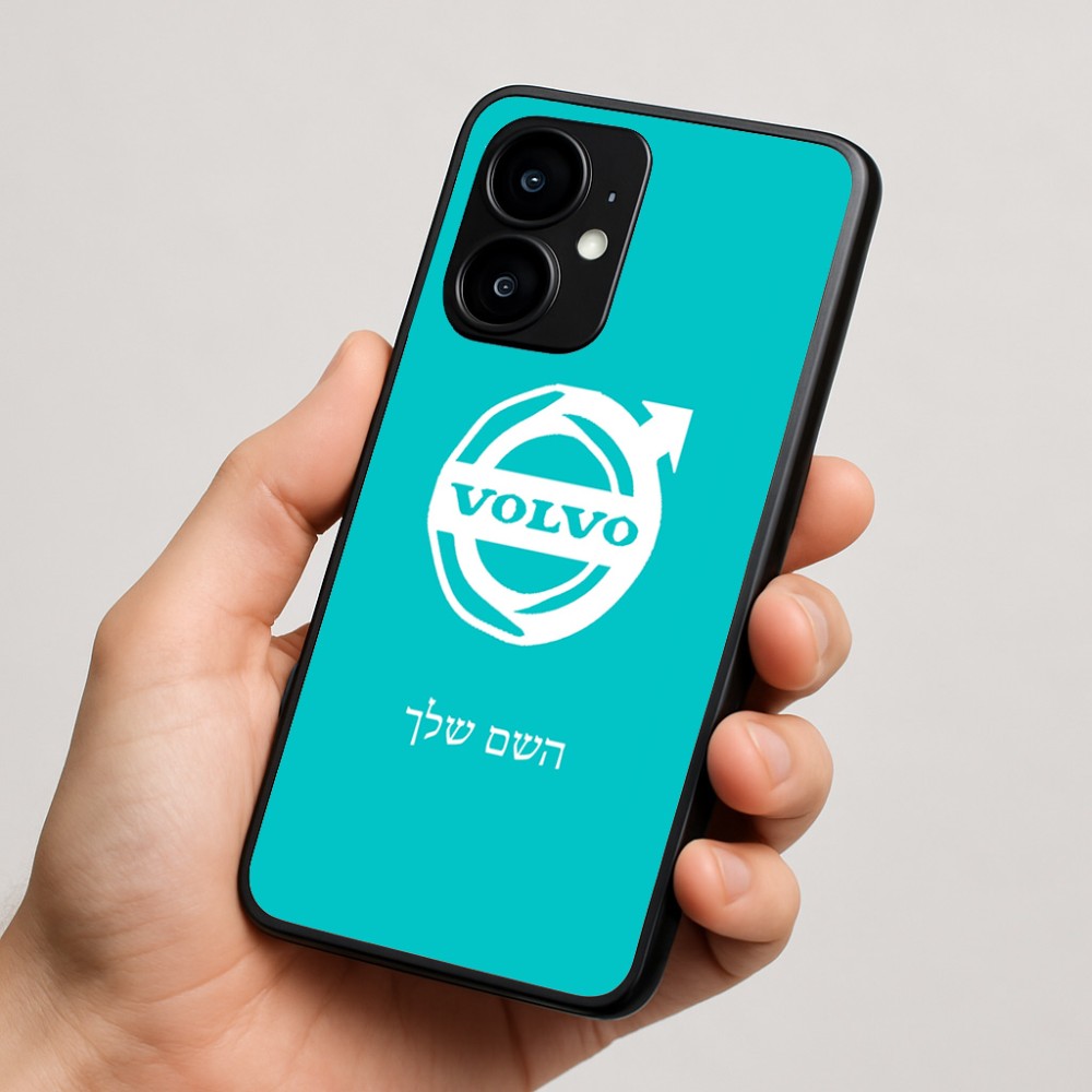 כיסוי בעיצוב אישי עם השם שלך לדגם - Motorola moto X70 Air בעיצוב וולוו