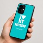 כיסוי בעיצוב אישי עם השם שלך לדגם - Motorola moto X70 Air בעיצוב אוהבת את החבר שלי