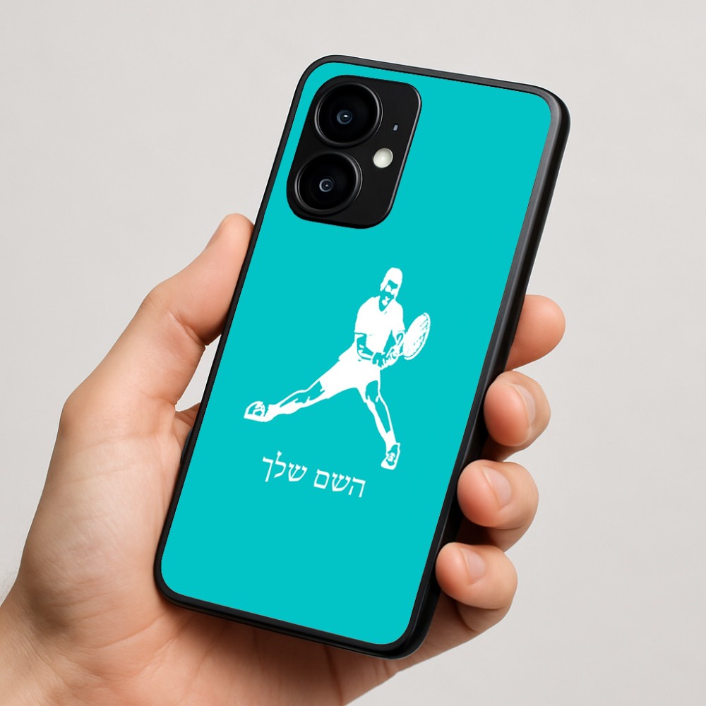 כיסוי בעיצוב אישי עם השם שלך לדגם - Motorola moto X70 Air בעיצוב שחקן טניס