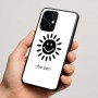 כיסוי בעיצוב אישי עם השם שלך לדגם - Motorola moto X70 Air בעיצוב שמש