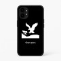 כיסוי בעיצוב אישי עם השם שלך לדגם - Nothing Phone (1) בעיצוב נשר אמריקאי