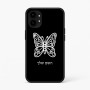 כיסוי בעיצוב אישי עם השם שלך לדגם - Nothing Phone (1) בעיצוב פרפר