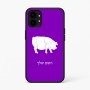 כיסוי בעיצוב אישי עם השם שלך לדגם - Nothing Phone (1) בעיצוב חזיר