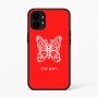 כיסוי בעיצוב אישי עם השם שלך לדגם - Nothing Phone (1) בעיצוב פרפר