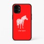 כיסוי בעיצוב אישי עם השם שלך לדגם - Nothing Phone (1) בעיצוב זברה