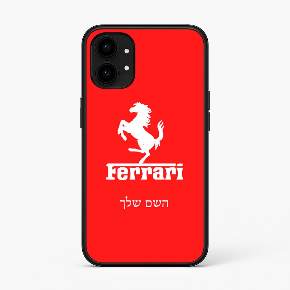 כיסוי בעיצוב אישי עם השם שלך לדגם - Nothing Phone (1) בעיצוב פרארי